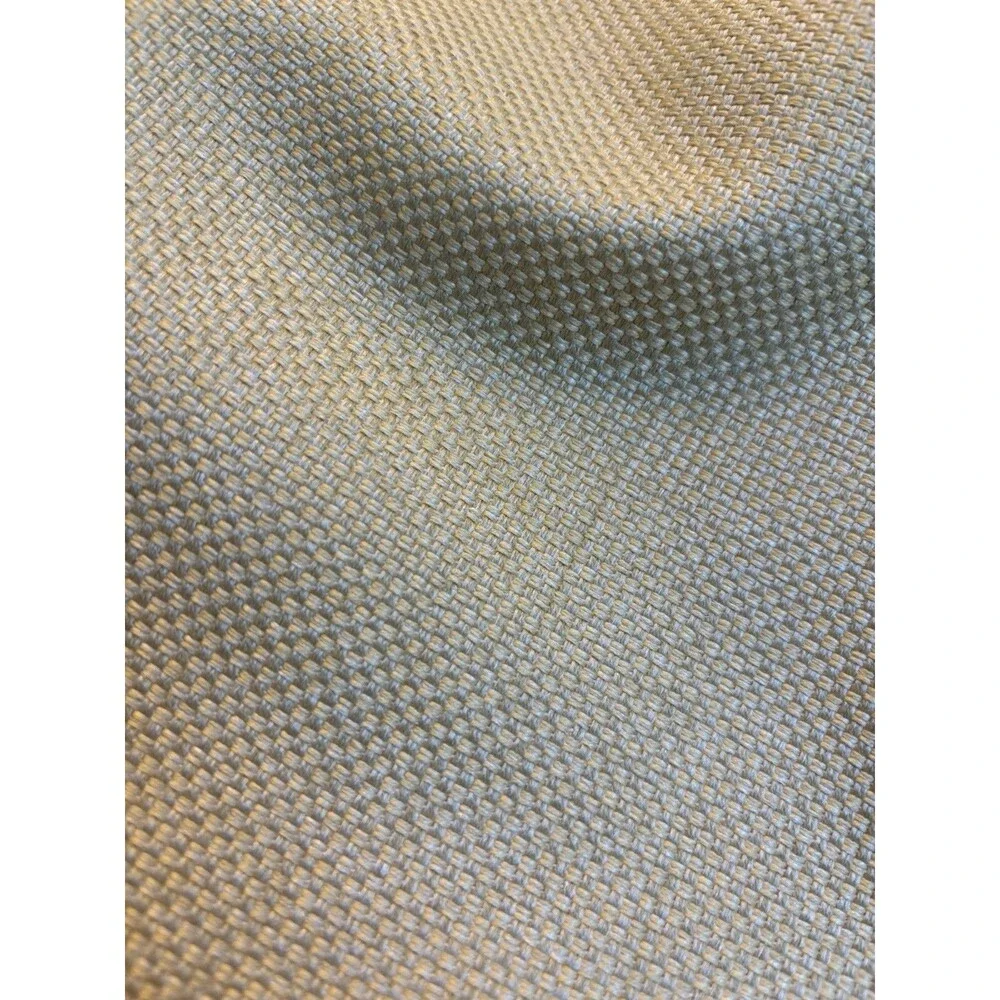 Custom Pinch Pleat Drapes Luxury Neutral Woven Curtain Cotton Set/2 97”